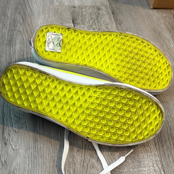 Vans Kids Sneakers in Pink, Blue, and Yellow - Picture 5 of 6